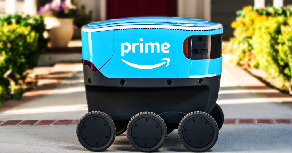 Amazon запустила доставку товаров при помощи роботов-курьеров Amazon запустила доставку товаров при помощи роботов-курьеров